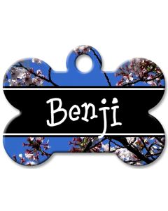 Designer Dog Name Id Tags Large Bone #003