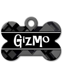 Designer Dog Name Id Tags Large Bone #005