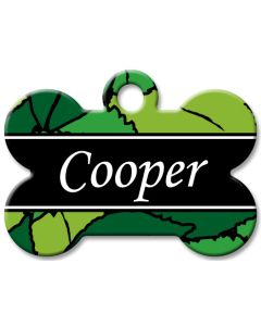 Designer Dog Name Id Tags Large Bone #015