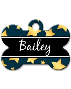 Designer Dog Name Id Tags Large Bone #016