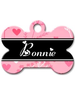 Designer Dog Name Id Tags Large Bone #018