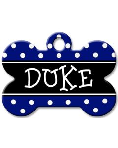 Designer Dog Name Id Tags Large Bone #031