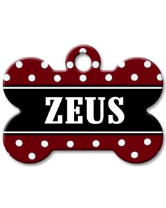 Designer Dog Name Id Tags Large Bone #032