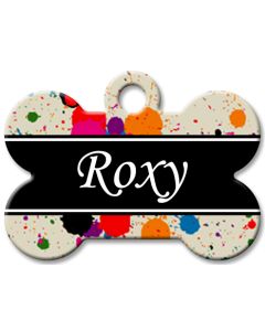 Designer Dog Name Id Tags Large Bone #038