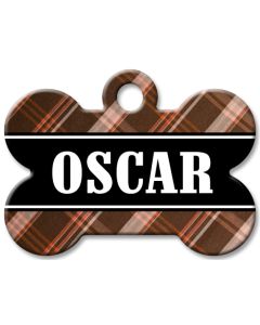 Designer Dog Name Id Tags Large Bone #042