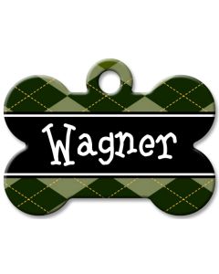 Designer Dog Name Id Tags Large Bone #048