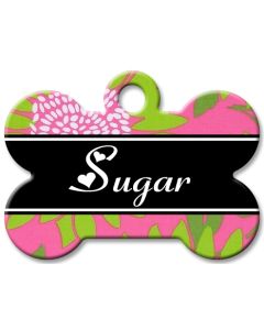 Designer Dog Name Id Tags Large Bone #049