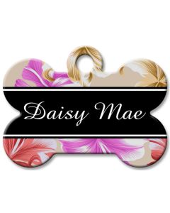 Designer Dog Name Id Tags Large Bone #050