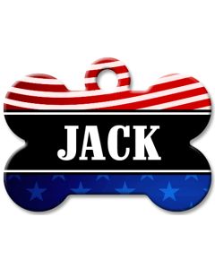 Designer Dog Name Id Tags Large Bone #051