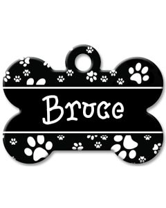 Designer Dog Name Id Tags Large Bone #058