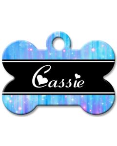 Designer Dog Name Id Tags Large Bone #066