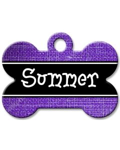 Designer Dog Name Id Tags Large Bone #067