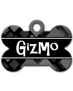 Designer Dog Name Id Tags Large Bone #005