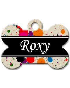 Designer Dog Name Id Tags Large Bone #038