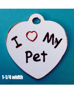 LARGE HEART I Love My Pet