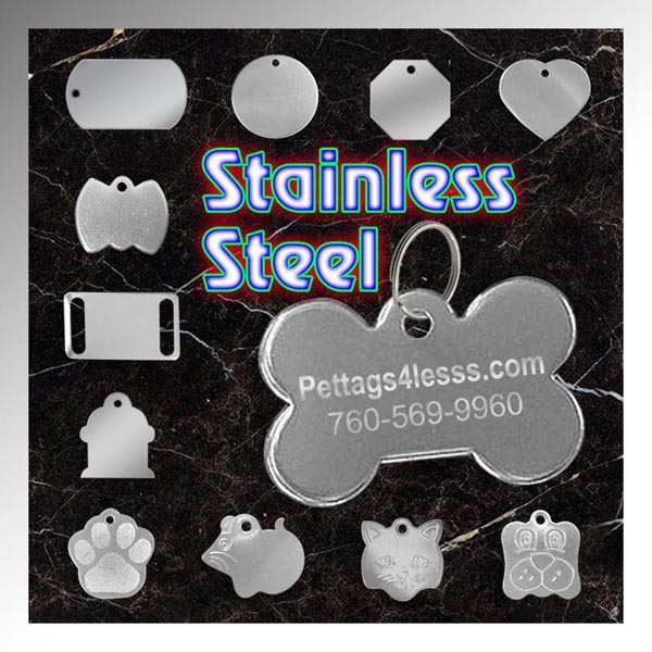 Stainless Steel pet ID Tags